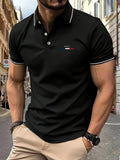 26 Summer New Men's Short Sleeved Polo Shirt Fashion Design Golf Top Casual T-shirt polo