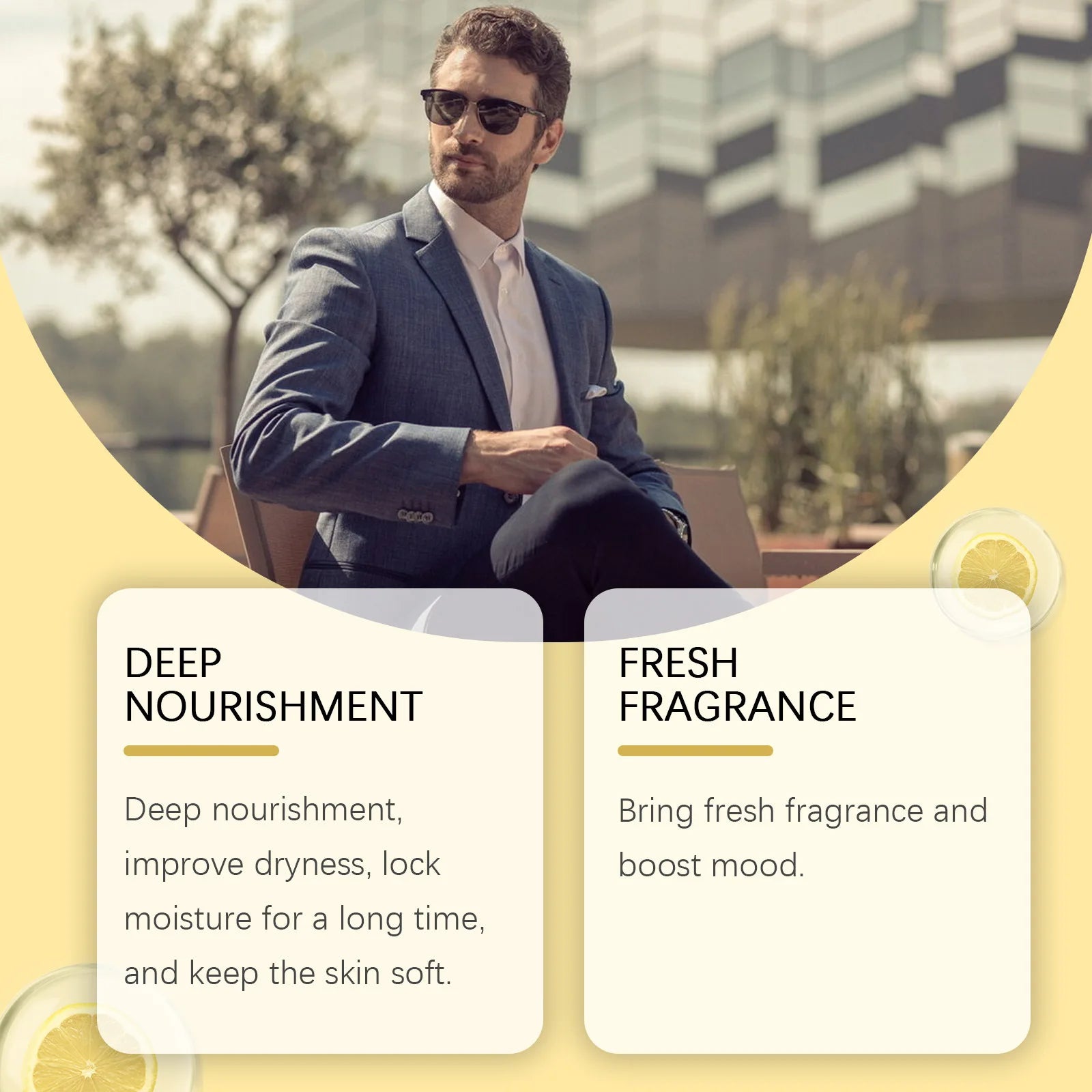 Men Charming Perfume Lotion Long Lasting Light Fragrance Pheromone Scent Improve Sleep Daily Date Soothe Mood Body Perfumes Balm